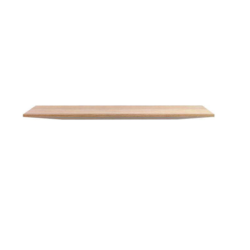 Schönbuch Cut Wandablage, 45 cm breit, aus hellem Holz, moderne Wandkonsole für Wohnzimmer.